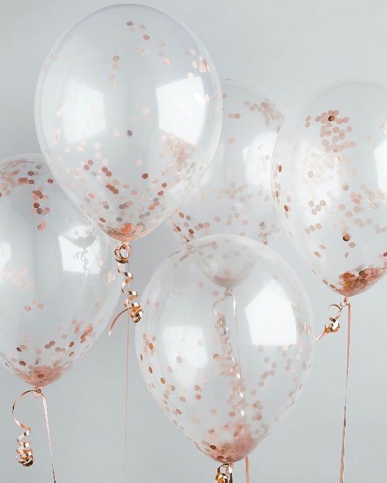 Balon z konfetti i helem · 1 szt.